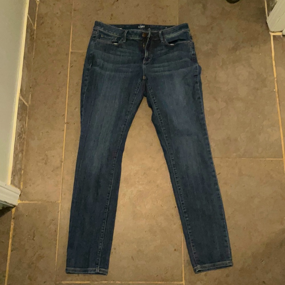 Curvy skinny loft jeans